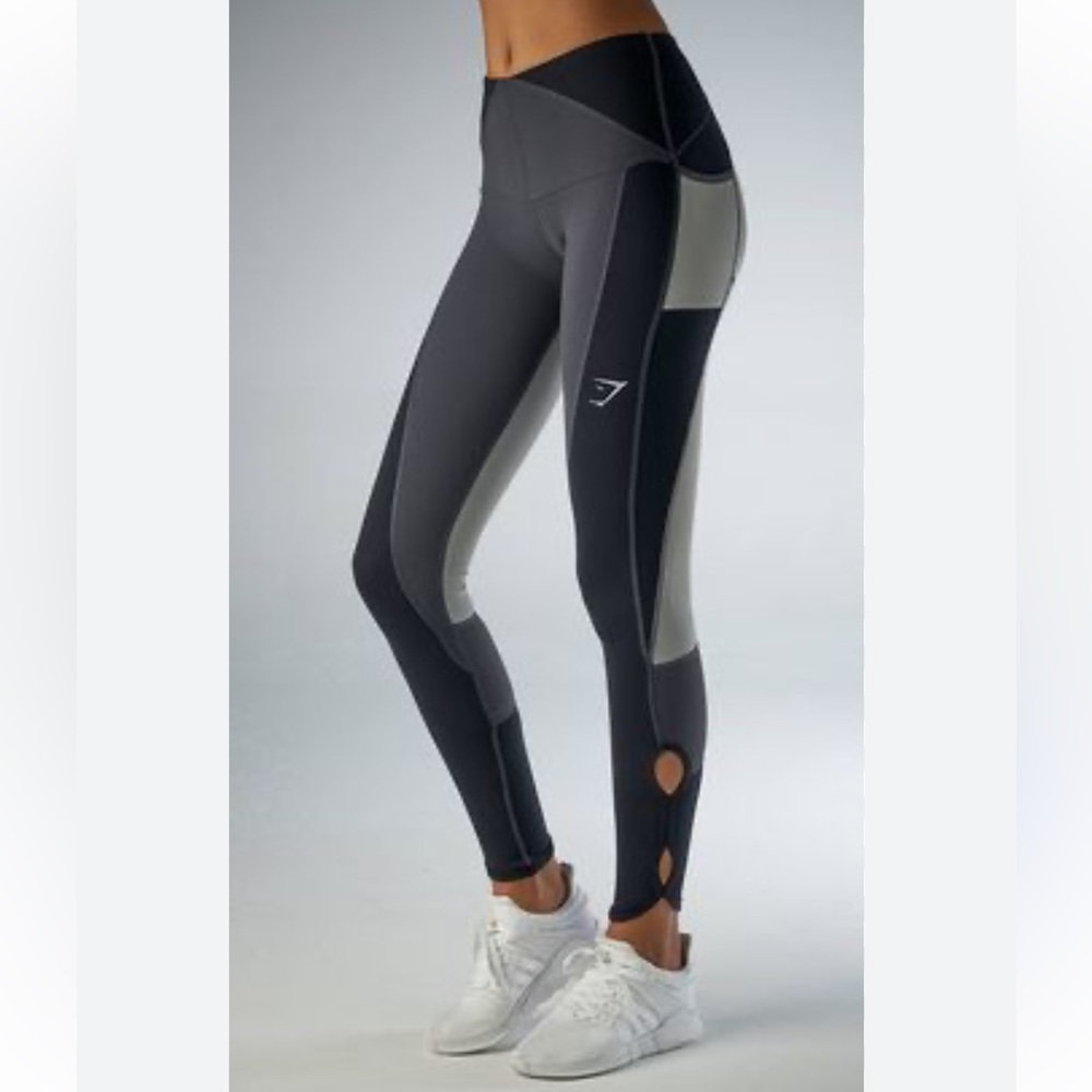 Gymshark Black and Gray Leggings